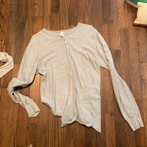 American apparel long sleeve tee